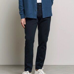 A Day's March Sunnyvale High Rise Cotton Chino in Navy Blue Mens 32x29 - *NWOT!*
